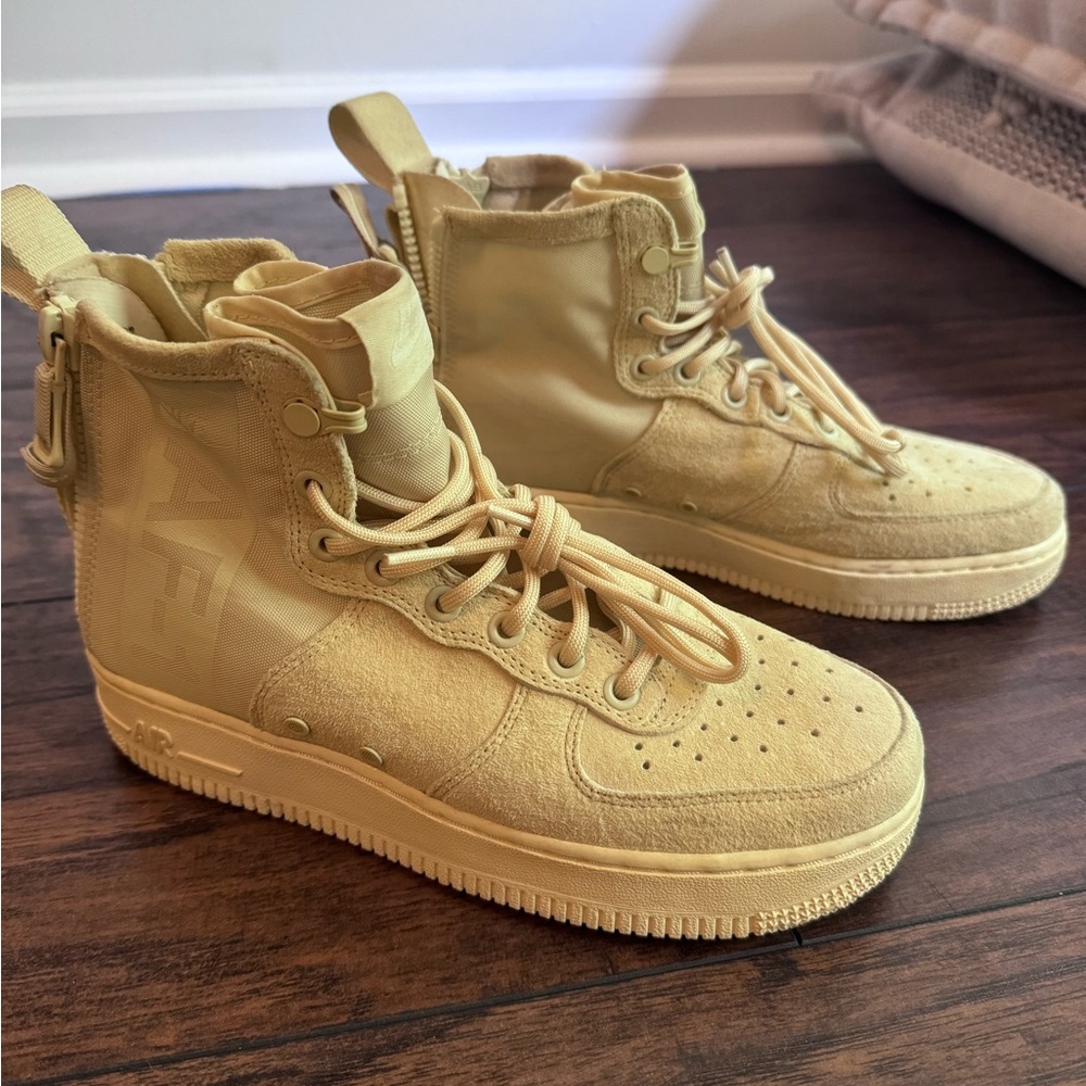 Nike AF-1 suede sneakers